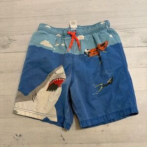 Mini Boden underwater shark scuba divers swim shorts 9/10